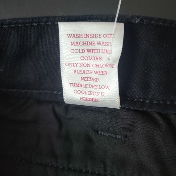 NWT So Juniors Black Skinny Stretch 31" Inseam Uniform Pants Size 15 Neutral… - Picture 12 of 13